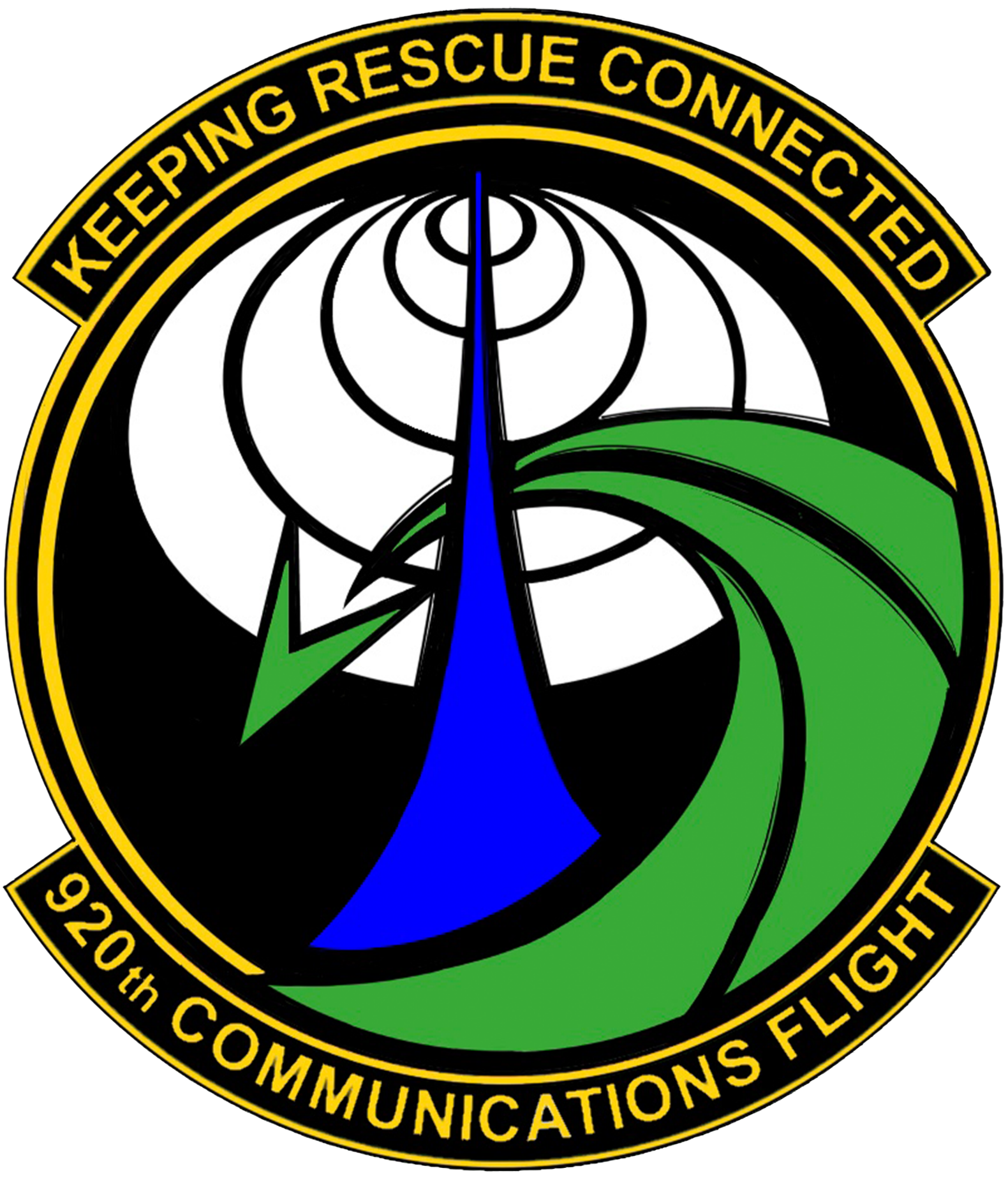 920th Communications Flight shield